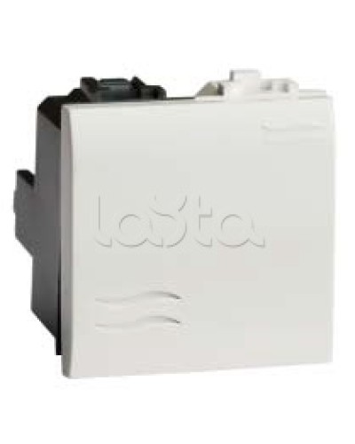 Выключатель типа кнопка, белый, 2мод. DKC 76022B в Раменском Аксессуары для стоек и шкафов Pintop.ru