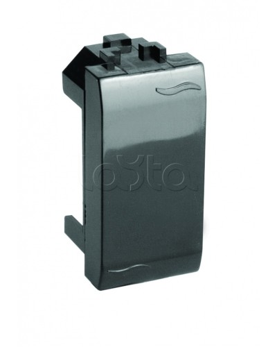 Заглушка чёрная на 1 мод DKC 77616N в Раменском Аксессуары для кабель-канала Pintop.ru