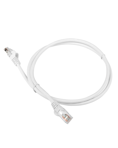 Патч-корд LANMASTER LSZH UTP кат.5e, 0.3 м, белый LANMASTER LAN-PC45/U5E-0.3-WH в Раменском Патчкорды (медные) Pintop.ru