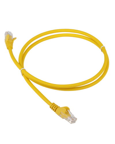 Патч-корд LANMASTER LSZH UTP кат.5e, 0.3 м, желтый LANMASTER LAN-PC45/U5E-0.3-YL в Раменском Патчкорды (медные) Pintop.ru