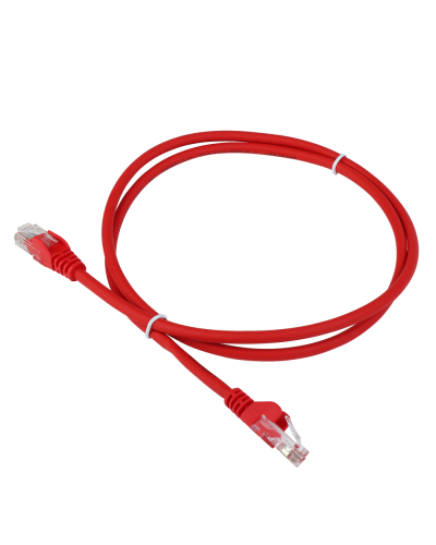Патч-корд LANMASTER LSZH UTP кат.5e, 9.0 м, красный LANMASTER LAN-PC45/U5E-9.0-RD в Раменском Патчкорды (медные) Pintop.ru