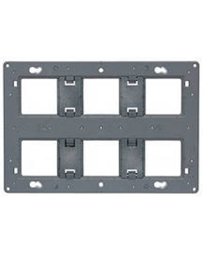 Суппорт Mosaic на 2x6, 2x8 или 2x3x2 модулей LEGRAND 080266 в Раменском Аксессуары для кабель-канала Pintop.ru