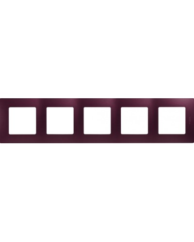 Рамка 5 постов Etika сливовый Legrand 672565 в Раменском Аксессуары для кабель-канала Pintop.ru
