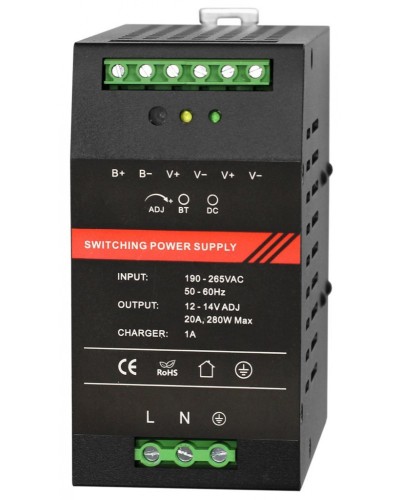 Блок питания Smartec ST-PS120BDU-BK в Раменском Дополнительное оборудование для СКУД Pintop.ru